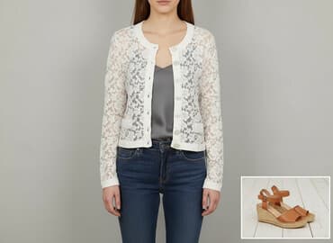 kurtki zimowe damskie c a: Street One, Kardigan damski, rozmiar L — 6