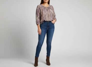 czarne luźne sukienki: Ellos, Bluzka damska, rozmiar 2XL — 6