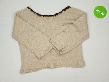 sweter piórkowy na drutach: Sweter damski, rozmiar One size — 3
