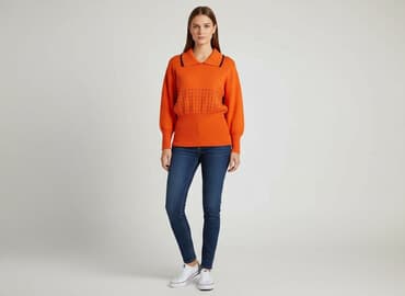 nylon sweter: Sweter damski, rozmiar L — 5