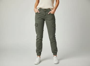 jogger cargo damskie: ONLY, Spodnie cargo damskie, rozmiar S — 6