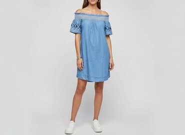 sukienki z opadającymi ramionami: Pepe Jeans, Sukienka damska, rozmiar XS — 6