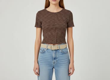 bluzka h m basic: H&M, Top damski, rozmiar 2XS — 7