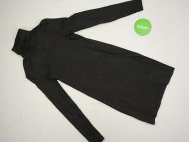 czarna sukienka dzianinowa z golfem: Sinsay, Sukienka damska, rozmiar XS — 2