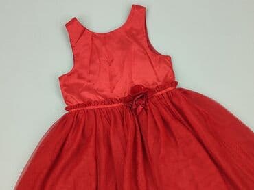 sukienka z tafty: Sukienka, H&M, 5-6 lat, 110-116 cm, stan - Bardzo dobry — 1