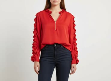 koszulka z długim rękawem guess: Gina Tricot, Bluzka damska, rozmiar XL — 6