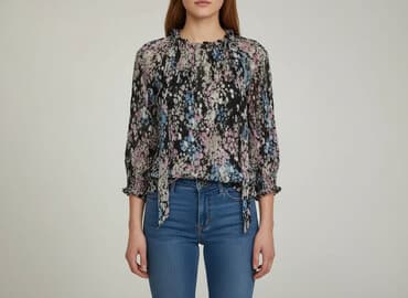 kwiaty z rajstop cena: Vanilia, Bluzka damska, M — 6