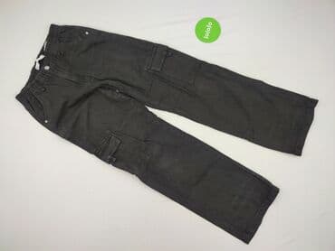spodnie dresowe z napisami: Bershka, Spodnie cargo damskie, rozmiar S — 2