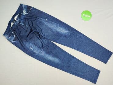 legginsy push marszczone: Janina, Leggings Elegant for women, size 4XL (EU 48) — 2