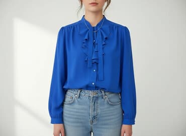 koszula do muszki: Koszula damska, rozmiar M — 1