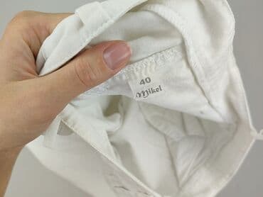 bluzki z muślinu bawełnianego: Material trousers for women, size L (EU 40) — 4