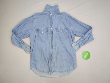 koszula niebieska hm: Denim, Koszula damska, rozmiar L — 2