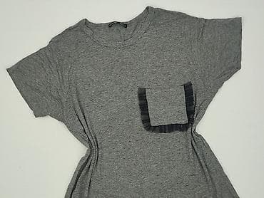 bluza szara pull and bear: Zara, T-shirt damski, rozmiar L — 1