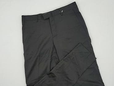 Spodnie garniturowe Matinique – model Las - Klasyczne, czarne spodnie