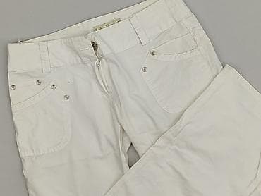 biale spodnie lidl: Spodnie materiałowe damskie, rozmiar L — 1