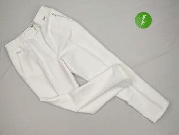 spodnie dresowe z napisami: Material trousers for women, size M (EU 38) — 2