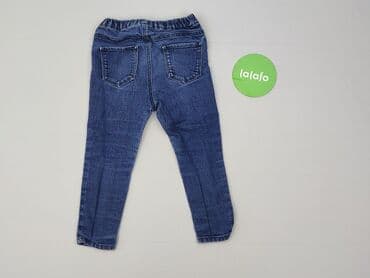 legginsy z wysokim stanem nieprześwitujące: Spodnie jeansowe, H&M, 2-3 lat, 98, stan - Bardzo dobry — 3