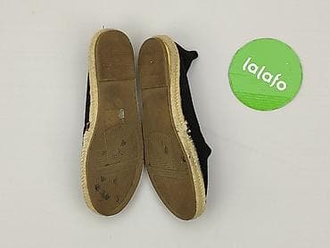 baleriny c: Czarne espadryle damskie VRS - Rozmiar: 36 - Model: wsuwane espadryle — 3