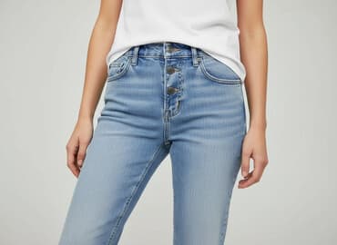 stradivarius jeans straight leg: Jeans for women, size XS — 6
