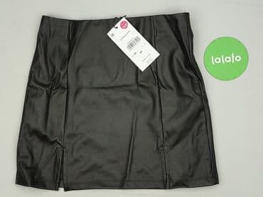 czarna spódnica z rozcięciem sinsay: Sinsay, Spódnica damska, XS — 2