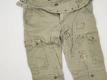 house spodnie cargo damskie: Spodnie 3/4 damskie, rozmiar L — 1