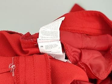 czerwone spodnie reserved: Spodnie materiałowe damskie, rozmiar M — 6