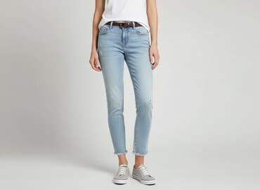 jeansy jasne damskie: Jeansy damskie, rozmiar M — 5