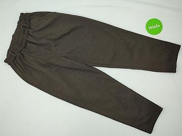 smiths buty: Spodnie damskie w jodełkę, produkcja Włoch - Kolor: ciemny brąz - — 2