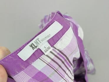 liliowa bluza damska: XLNT, Bluzka damska, rozmiar L — 4