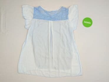 niebieska satynowa sukienka zara: Bluzka damska, rozmiar S — 3