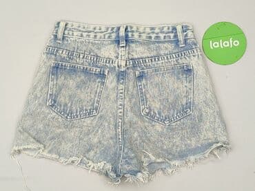 woskowane jeansy z wysokim stanem: Shein, Szorty damskie, rozmiar XS — 3