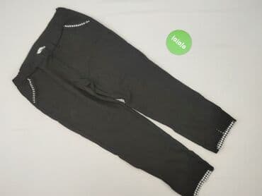 spodnie od piżamy w kratę damskie: Spodnie materiałowe damskie, rozmiar 2XL — 2