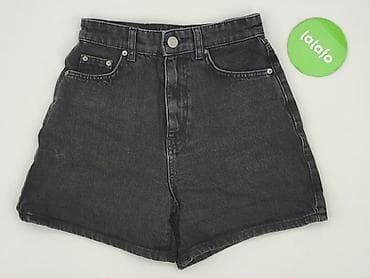 czarne jeansy pull: PULL&BEAR, Szorty damskie, rozmiar 2XS — 3