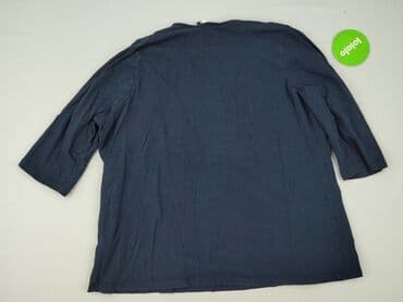 chabrowa bluzki plus size: Yessica, Bluzka damska, rozmiar 5XL — 3