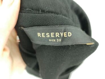 reserved czarna sukienka z bufiastymi rękawami: Sukienka damska, rozmiar S — 4