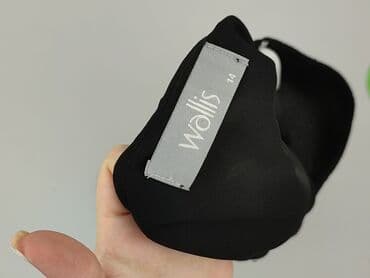 spódniczka rozkloszowane czarne: Wallis, Spódnica damska, L — 4