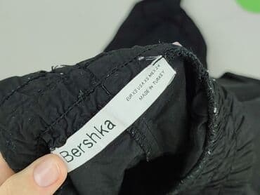 Women: Bershka, Material trousers for women, size XS (EU 34) — 4