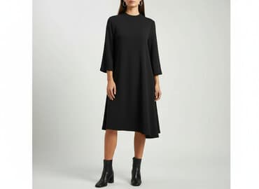 czarne luźne sukienki: Atmosphere, Sukienka damska, rozmiar M — 6