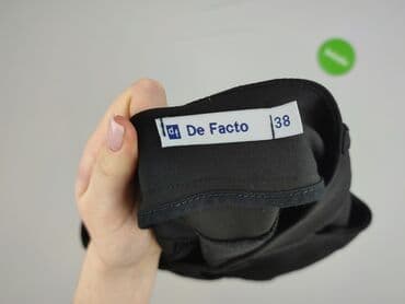 deezee sandaly czarne: Defacto, Spodnie materiałowe damskie, rozmiar M — 4