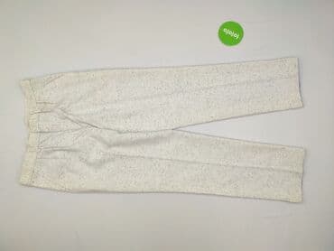 jeansy damskie podarte: Material trousers for women, size L (EU 40) — 2