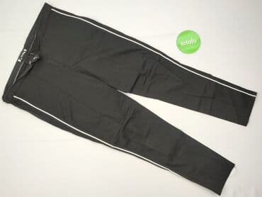 Women: Material trousers for women, size XL (EU 42) — 2