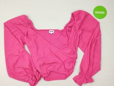 modne bluzki z bufiastymi rękawami: Bubbleroom, Bluzka damska, rozmiar M — 2