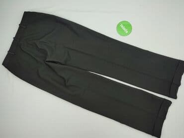 marynarka w kratę damska h m: Hennes Collection, Spodnie materiałowe damskie, M — 3