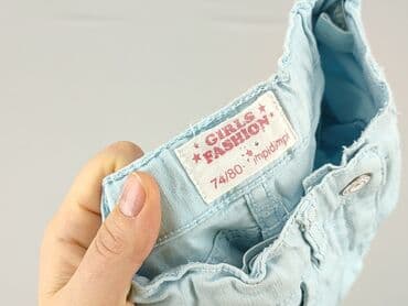 sukienka o kroju marynarki h: Denim pants, 9-12 months, condition - Good — 4