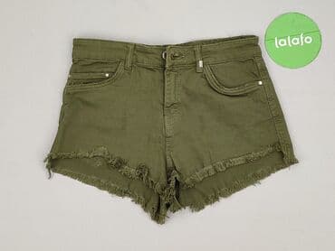 spodenki jeansowe z wysokim stanem pull and bear: Bershka, Szorty damskie, rozmiar S — 2