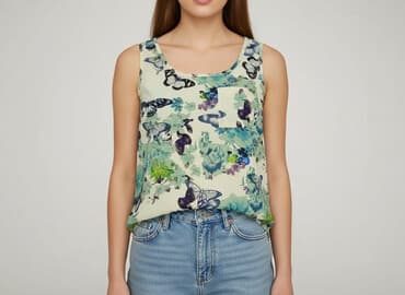 czarne sandały płaskie ccc: Bluzka damska, S — 6