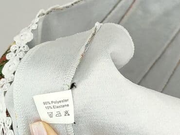 top z piórami czarny: Top damski, L — 6