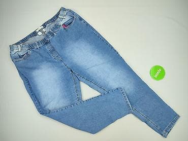 Spodnie: Bonprix, Jeansy damskie, rozmiar 7XL — 2