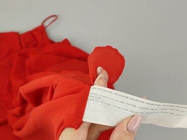 sukienka i sandały na koturnie: Sukienka damska, rozmiar S — 5