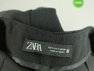 spodnie z piórami zara: Zara, Spodnie materiałowe damskie, rozmiar S — 4